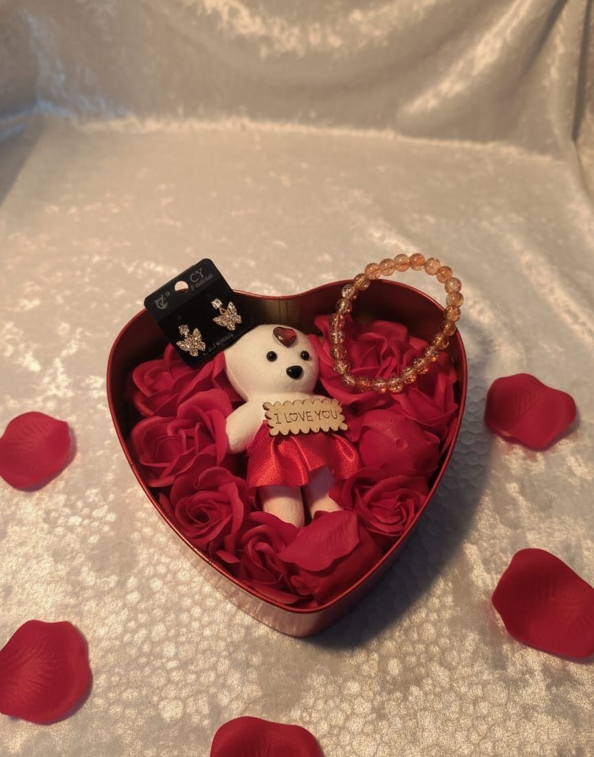 Box of Love and Care_Teddy and Bracelet