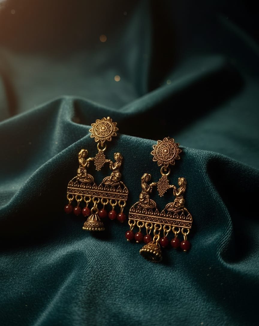 The "Divine Blessings" Ganesha Kada & Temple Jewelery Set