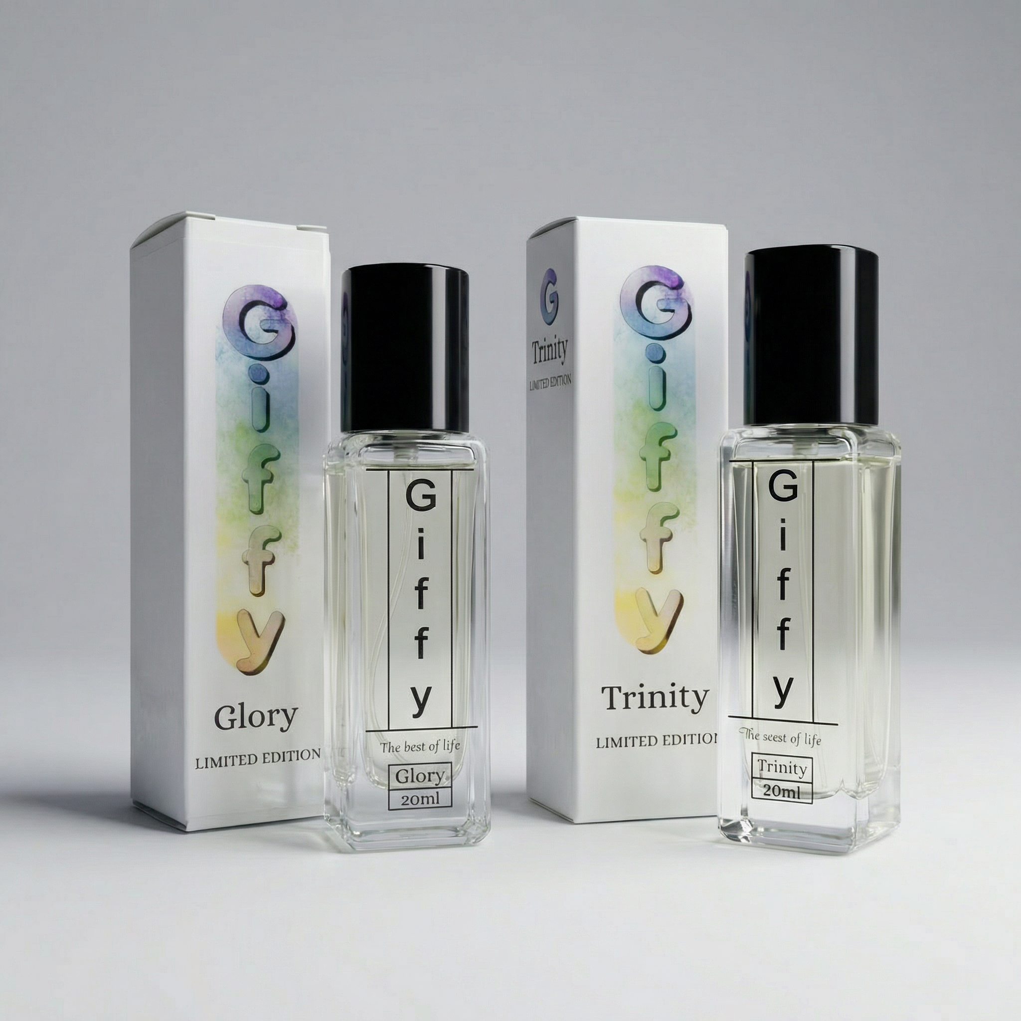Giffy Limited Edition Pocket Perfume Discovery Set of Two – Gulf and Trinity 20ml Fragrances