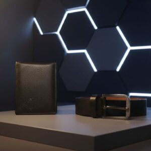 The “Executive Duo” Men’s Wallet & Belt Combo